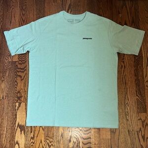 Patagonia Green Short Sleeve Tee Casual Comfort